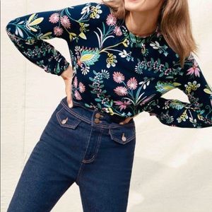 Beautiful Boden Natasha Jersey Top NWOT.